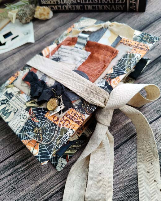 Bugs and Bones JOURNAL Ready to Ship, Handmade Grimoire, Memory Keeper