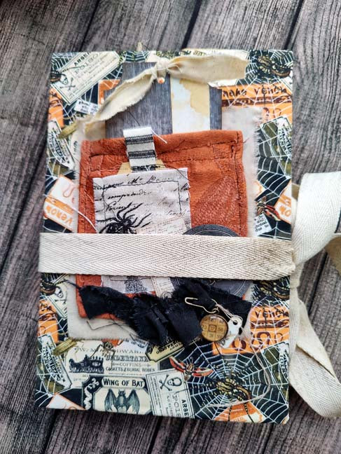 Bugs and Bones JOURNAL Ready to Ship, Handmade Grimoire, Memory Keeper