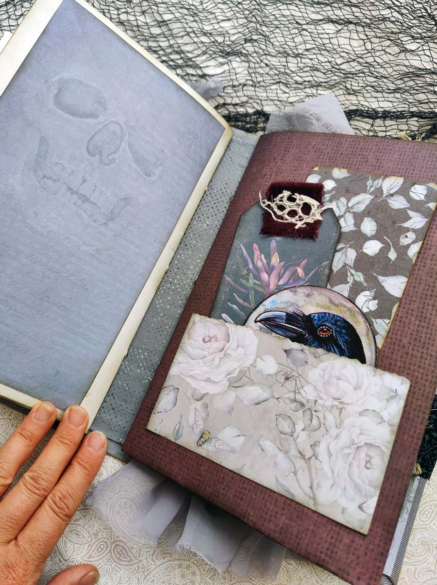HAUNTED HOLLOW GRIMOIRE Ready to Ship Journal, Handmade Grimoire, Memory Keeper