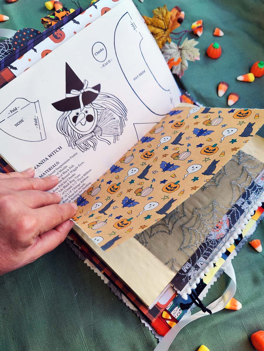 Glow IN THE DARK Halloween JOURNAL Ready to Ship, Handmade Grimoire, Memory Keeper