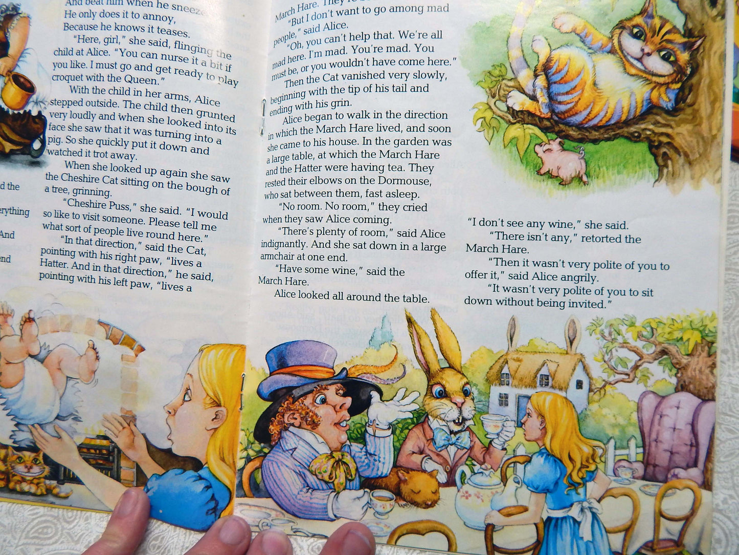 ALICE IN WONDERLAND Themed  Books and Pages