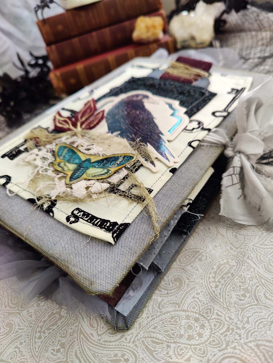 HAUNTED HOLLOW GRIMOIRE Ready to Ship Journal, Handmade Grimoire, Memory Keeper