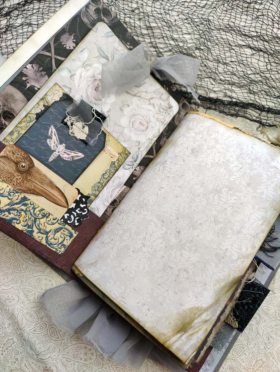 HAUNTED HOLLOW GRIMOIRE Ready to Ship Journal, Handmade Grimoire, Memory Keeper