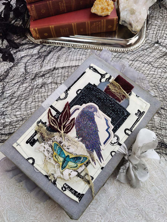 HAUNTED HOLLOW GRIMOIRE Ready to Ship Journal, Handmade Grimoire, Memory Keeper