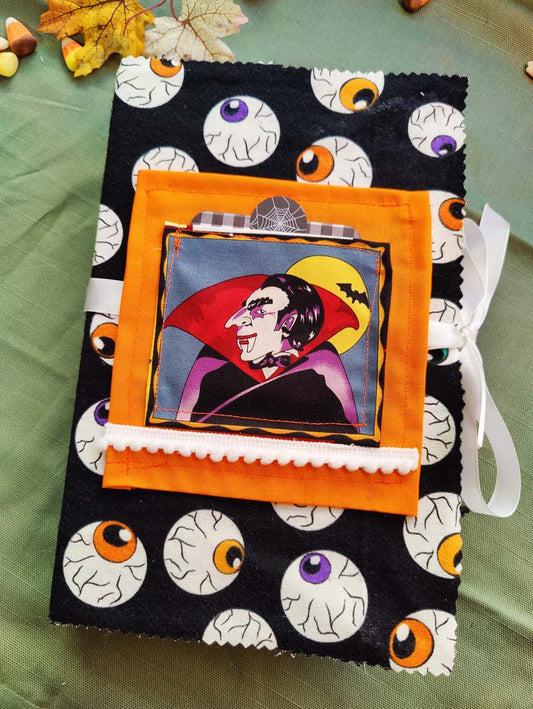 Glow IN THE DARK Halloween JOURNAL Ready to Ship, Handmade Grimoire, Memory Keeper