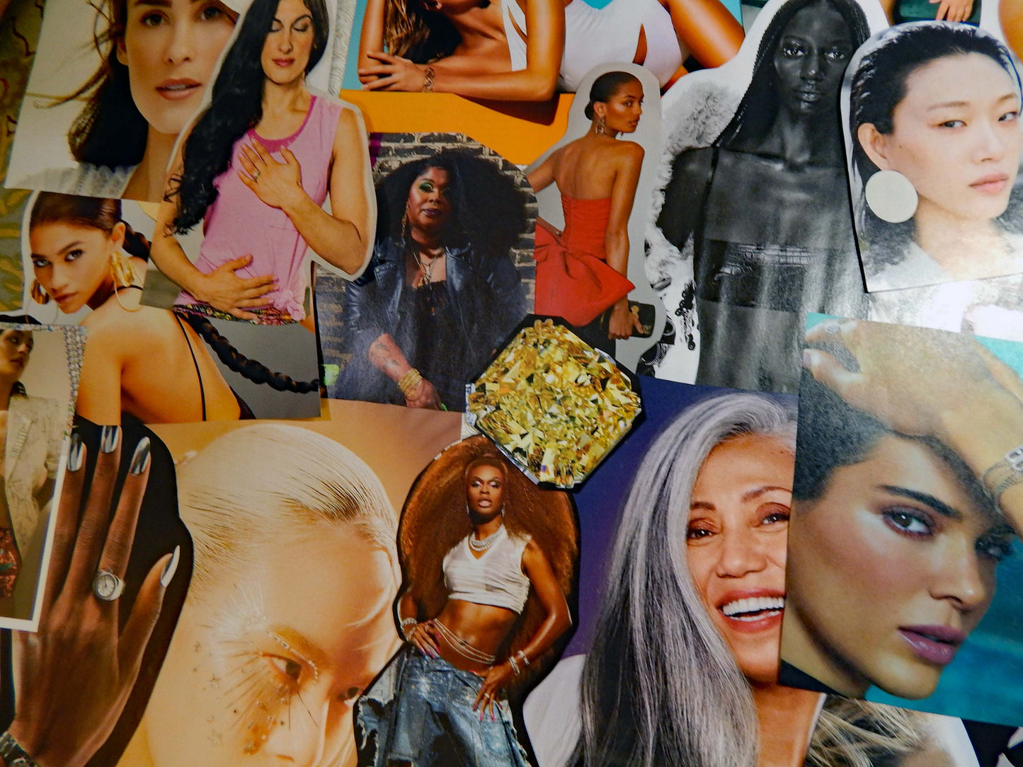 Magazine Cut Outs WOMEN Collage Fodder EMPOWERMENT Images and Words