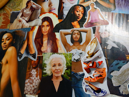 Magazine Cut Outs WOMEN Collage Fodder EMPOWERMENT Images and Words