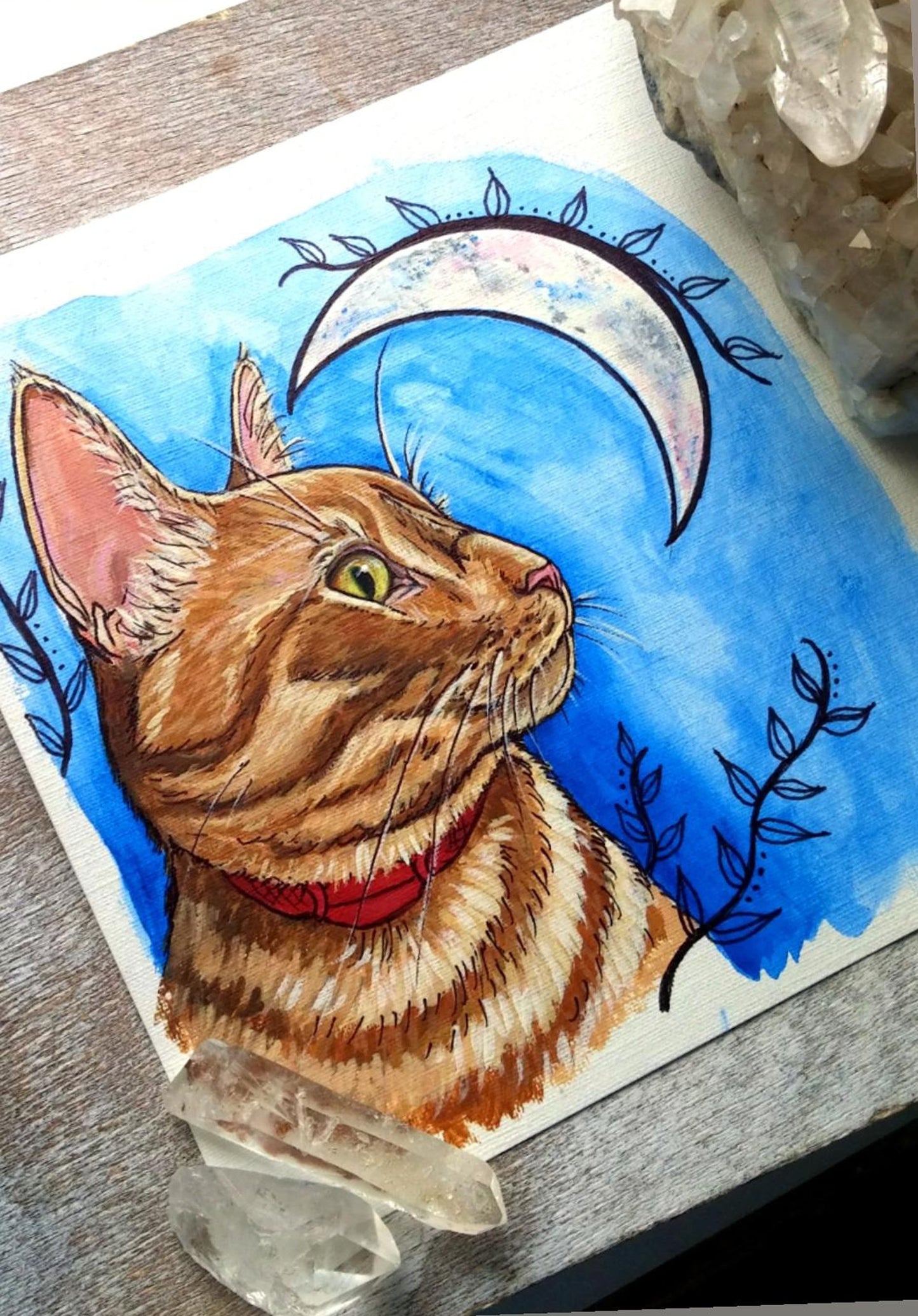 Custom 5x7 Pet Portrait on Paper