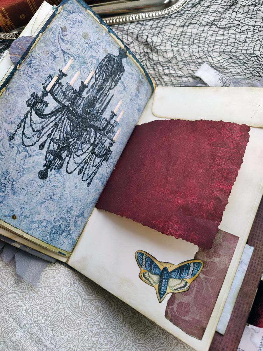 HAUNTED HOLLOW GRIMOIRE Ready to Ship Journal, Handmade Grimoire, Memory Keeper