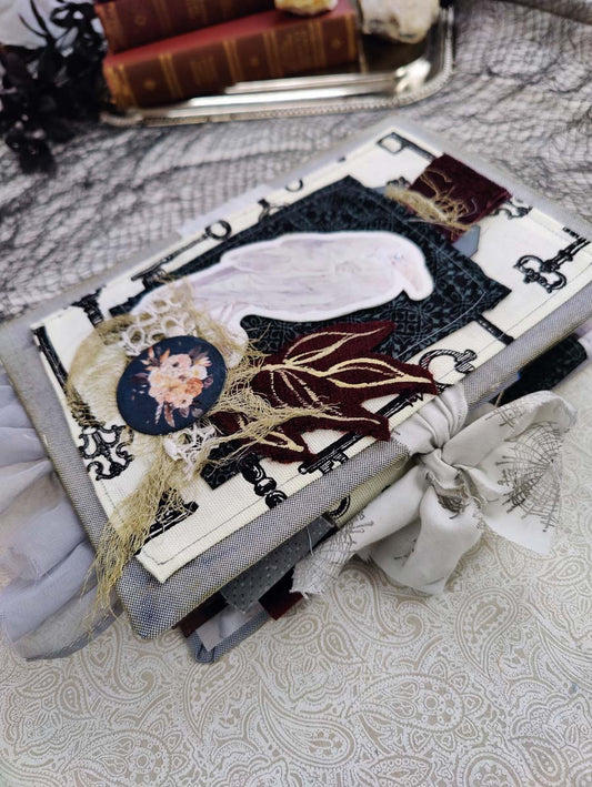 HAUNTED HOLLOW GRIMOIRE Ready to Ship Journal, Handmade Grimoire, Memory Keeper